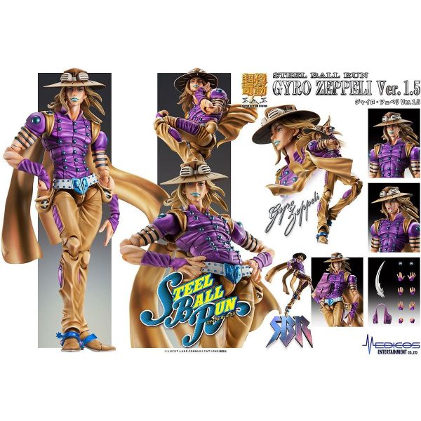 Gyro Zeppeli Ver.1.5 - Super Action Statue (JoJo's Bizarre Adventure Part 7) Additional Image 8