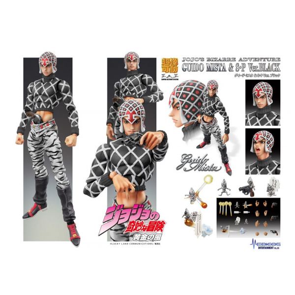 Super Action Statue Guido Mista & S P Ver. Black (JoJo's Bizarre Adventure Part 5) Additional Image 8