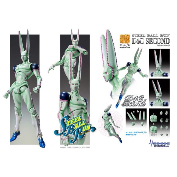 Super Action Statue D4C Second (JoJo's Bizarre Adventure Part 7 Steel Ball Run) Additional Image 7