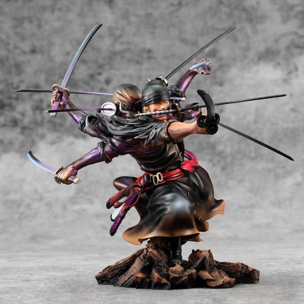 Roronoa Zoro Ver. Demon Spirit Kyuutouryuu Asura - P.O.P SA-Maximum Statue (One Piece) Main Image