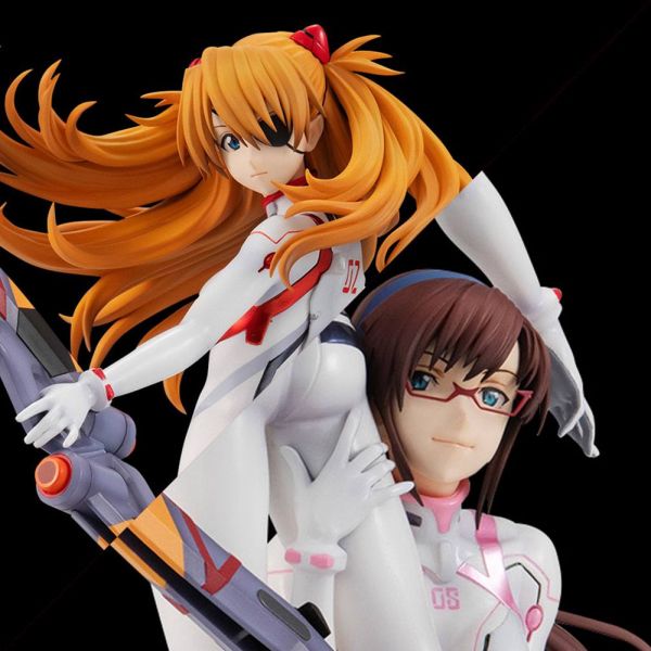 G.E.M. Shikinami Asuka Langley & Makinami Mari Illustrious Statue (Evangelion: 3.0+1.0 Thrice Upon a Time) Additional Image 1