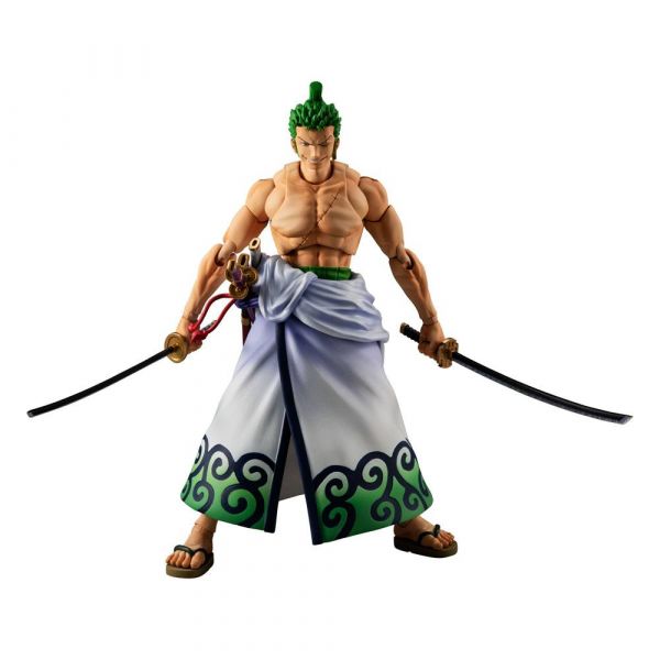 Anime ONE PIECE Figure Roronoa Zoro Action Figure Joints Movable Heroes DIY  Assemble Model PVC Figurine