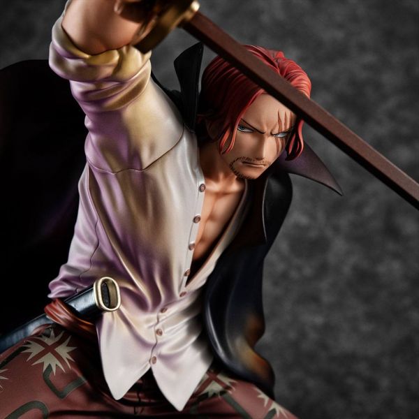 P.O.P Playback Memories Red-haired Shanks Statue (One Piece) Additional Image 1