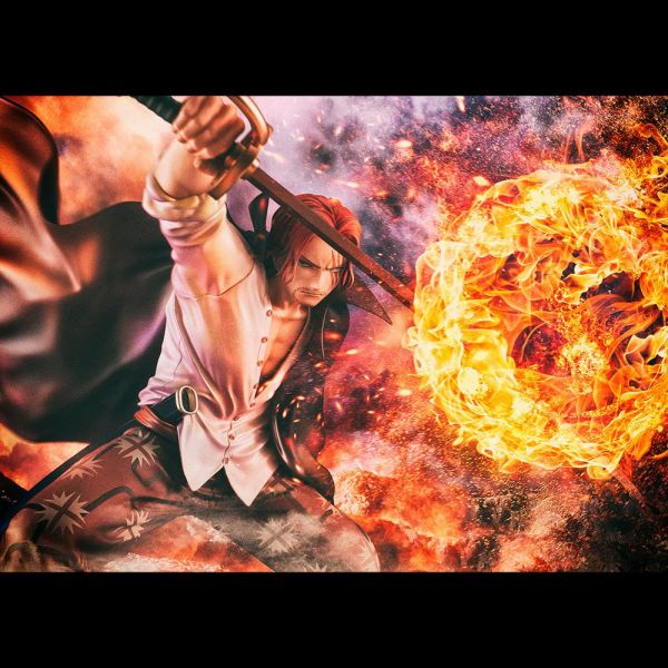 P.O.P Playback Memories Red-haired Shanks Statue (One Piece) Additional Image 2