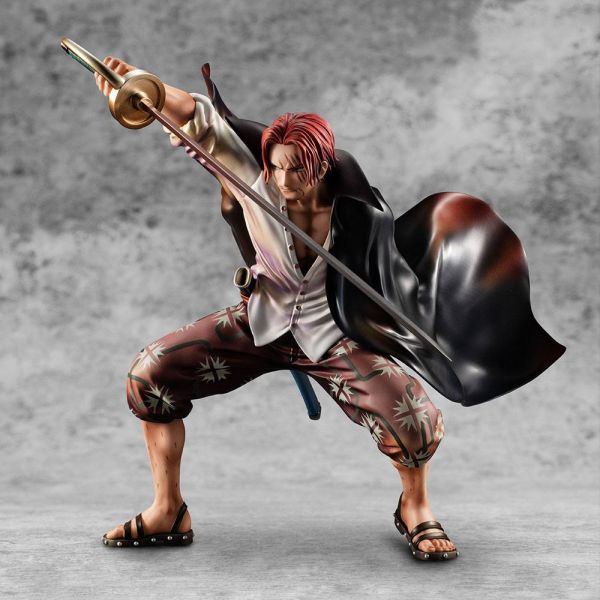P.O.P Playback Memories Red-haired Shanks Statue (One Piece) Additional Image 5