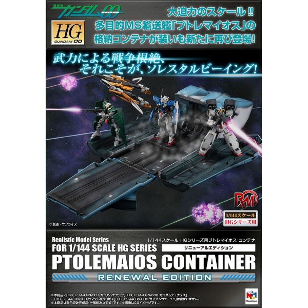Realistic Model Series Ptolemaios Container 1/144 Scale Diorama 2022 Renewal Ver. (Mobile Suit Gundam 00) Additional Image 6