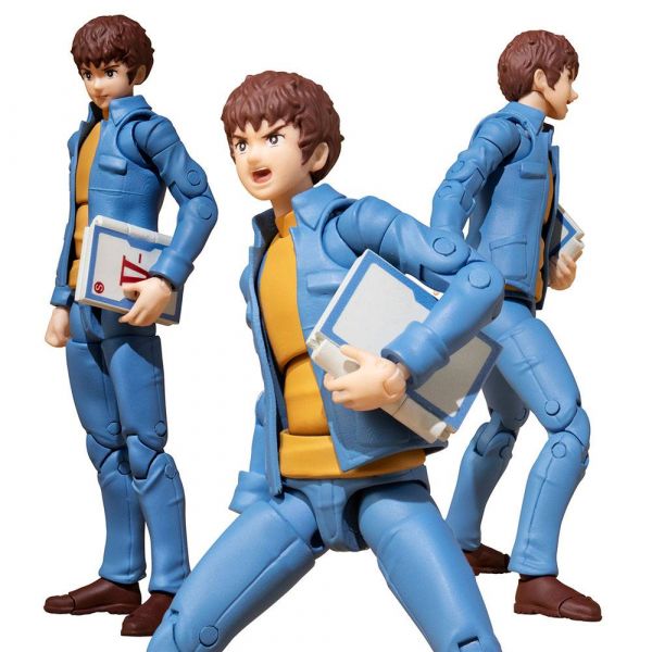 G.M.G. Earth Federation Forces 07/08V-SP Amuro Ray, Fraw Bow, General Soldier and Buggy Set with Bonus Parts (Mobile Suit Gundam) Image