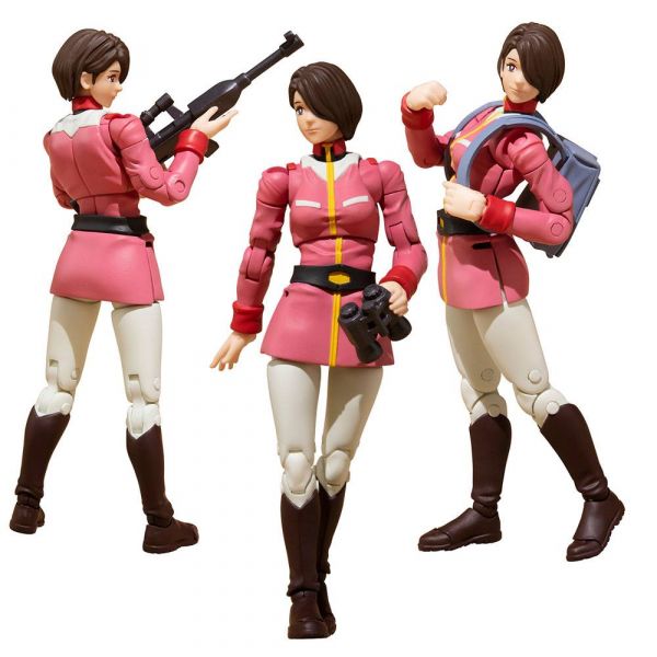 G.M.G. Earth Federation Forces 07/08V-SP Amuro Ray, Fraw Bow, General Soldier and Buggy Set with Bonus Parts (Mobile Suit Gundam) Image
