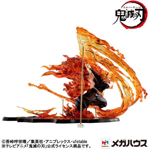 Precious G.E.M. Series Kyojuro Rengoku Flame Breathing Fifth Form:Flame Tiger Statue (Demon slayer: Kimetsu no Yaiba) Additional Image 3