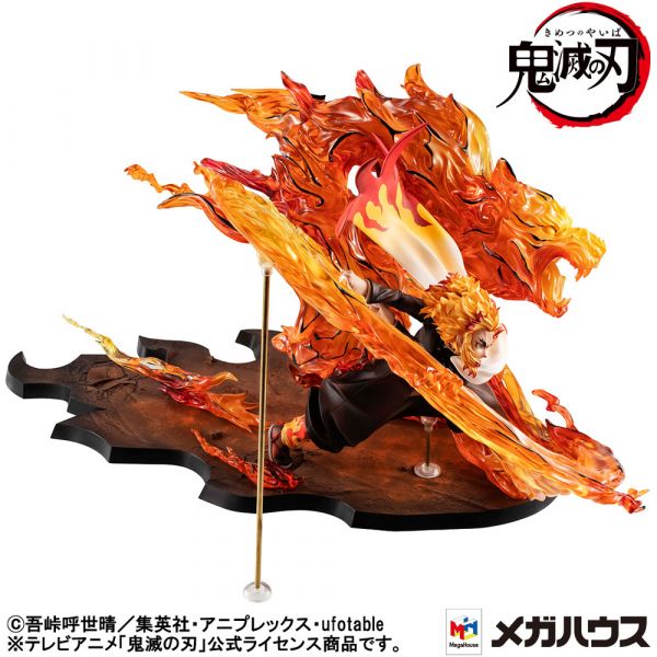 Precious G.E.M. Series Kyojuro Rengoku Flame Breathing Fifth Form:Flame Tiger Statue (Demon slayer: Kimetsu no Yaiba) Additional Image 4