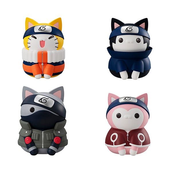Mega Cat Project Nyaruto! Team 7 Special Set Trading Figures (Naruto Shippuden) Main Image