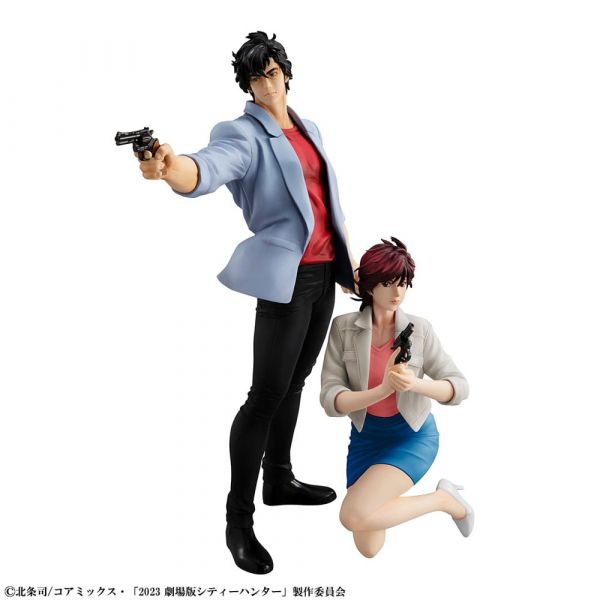 G.E.M. Series Saeba Ryo & Makimura Kaori Statues (City Hunter Private Eyes) Additional Image 2
