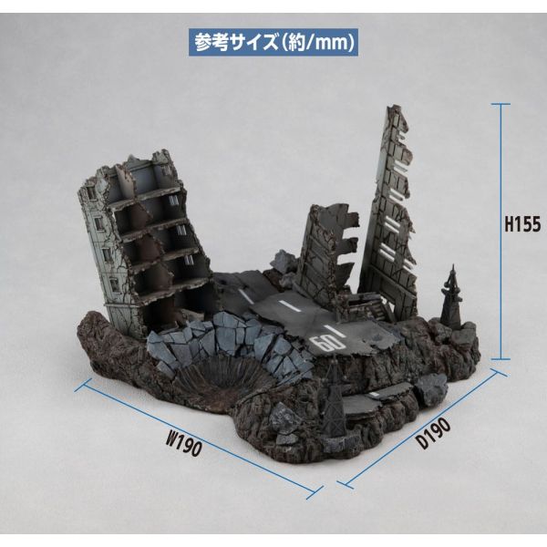 Realistic Model Series G Structure New York City Ruins Material Color Edition (Mobile Suit Gundam) Additional Image 7