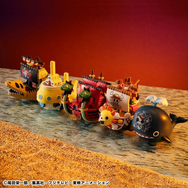 Yura Colle Series ONE PIECE Grand Line Collection Vol. 2 (Set of All 5 Figures) Additional Image 1