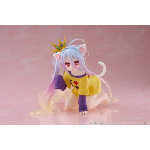 Desktop Cute Shiro Nekomimi T-Shirt Ver. (No Game No Life) Additional Image 1