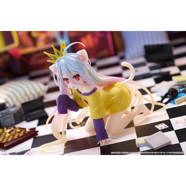 Desktop Cute Shiro Nekomimi T-Shirt Ver. (No Game No Life) Additional Image 5