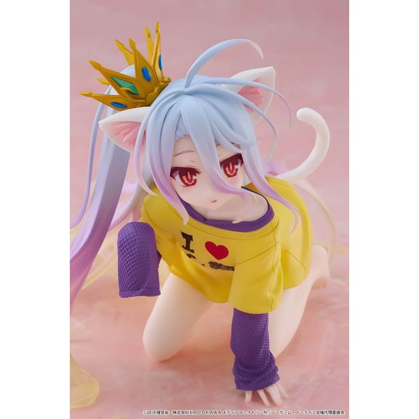 Desktop Cute Shiro Nekomimi T-Shirt Ver. (No Game No Life) Additional Image 4