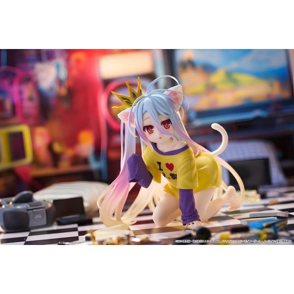 Desktop Cute Shiro Nekomimi T-Shirt Ver. (No Game No Life) Additional Image 6