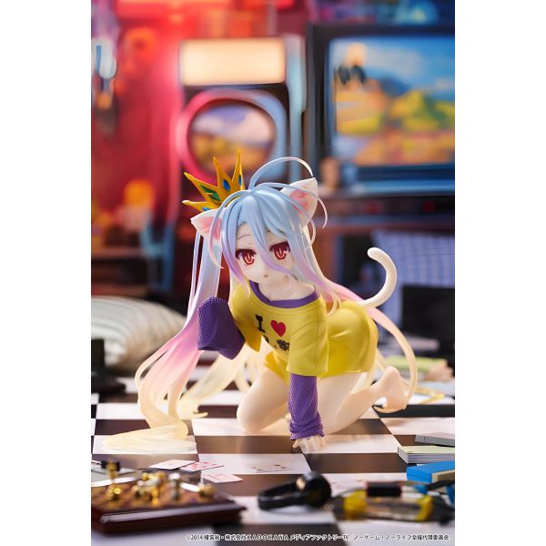 Desktop Cute Shiro Nekomimi T-Shirt Ver. (No Game No Life) Additional Image 7