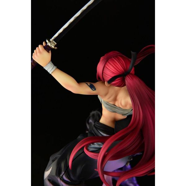 Erza Scarlet Samurai - Kouen Banjou - ver. Jet Black 1/6 Scale Statue (Fairy Tail) Additional Image 4