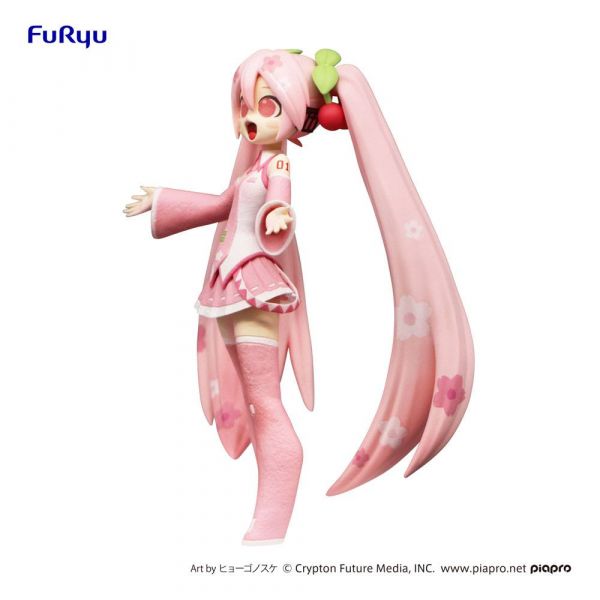 Sakura Miku CartoonY PVC Statue (Vocaloid Hatsune Miku) Additional Image 1
