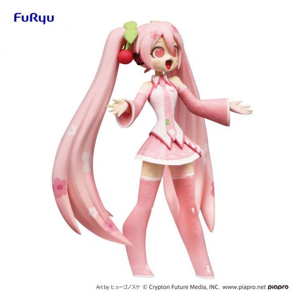 Sakura Miku CartoonY PVC Statue (Vocaloid Hatsune Miku) Additional Image 7