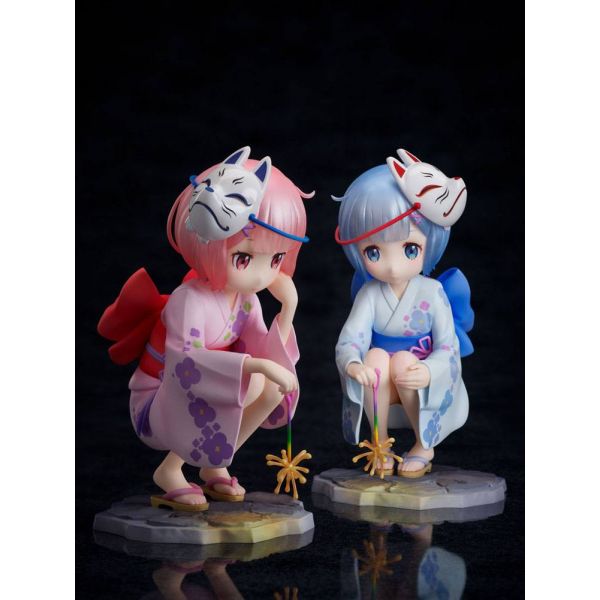 Rem & Ram Childhood Summer Memories 1/7 Scale Statue Set (Re:ZERO -Starting Life in Another World) Additional Image 5