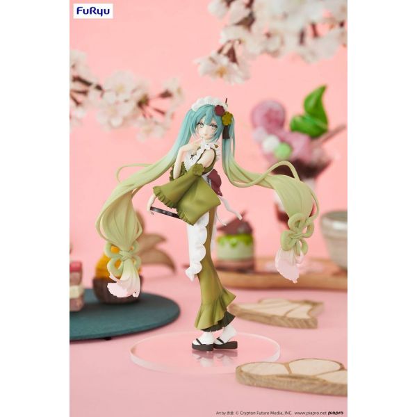 Hatsune Miku: Matcha Green Tea Parfait Ver. Statue (Vocaloid) Additional Image 6