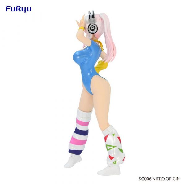 Super Sonico Concept Figure 80's/Another Color/Blue Ver. Statue (Super Sonico) Additional Image 2