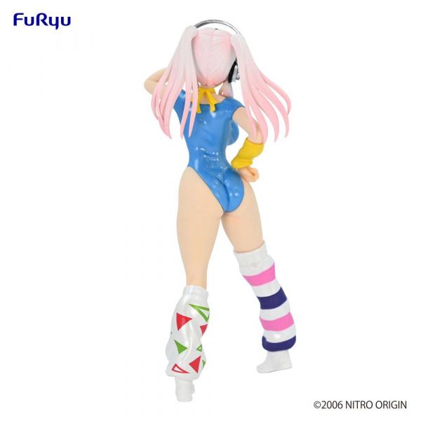 Super Sonico Concept Figure 80's/Another Color/Blue Ver. Statue (Super Sonico) Additional Image 3