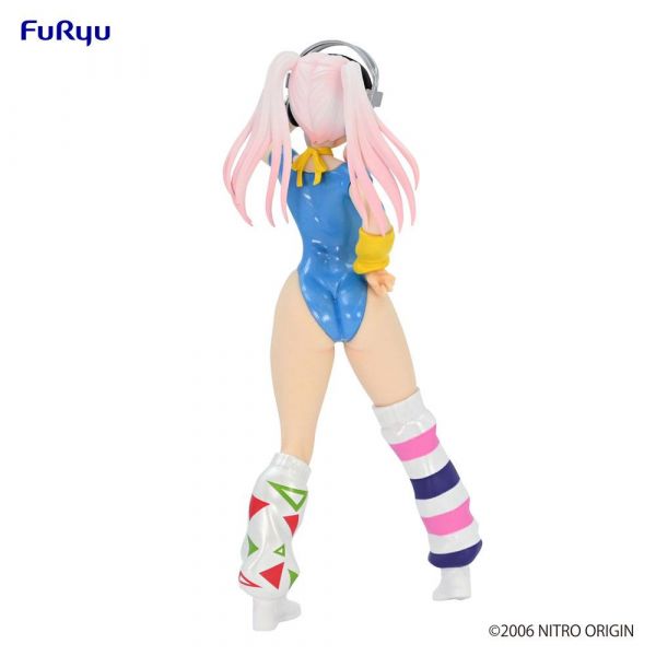 Super Sonico Concept Figure 80's/Another Color/Blue Ver. Statue (Super Sonico) Additional Image 4