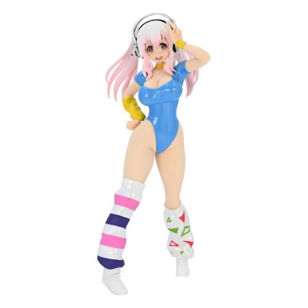 Super Sonico Concept Figure 80's/Another Color/Blue Ver. Statue (Super Sonico) Main Image