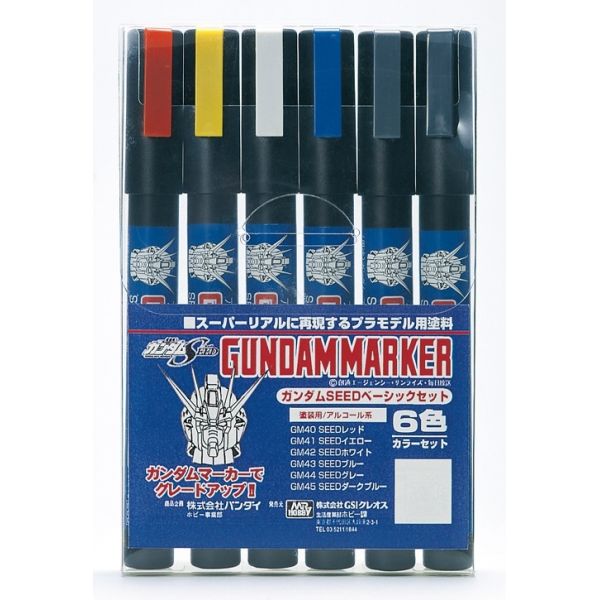 Gundam Maker GMS-109 SEED Basic Set (6 Colours / Alcohol Series) Main Image