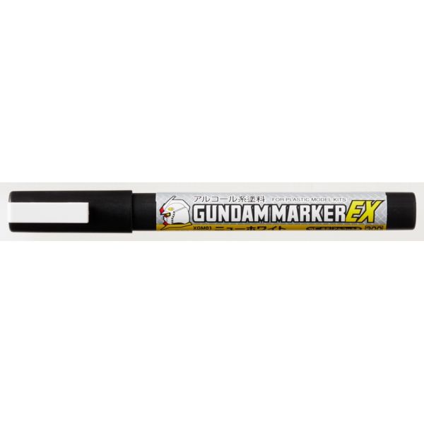 Gundam Marker EX XGM-01 New White (Angled Flat Edge Tip / Alcohol Based) Image