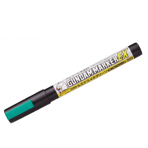 Gundam Marker EX XGM-06 Luminous Meta Green  (Angled Flat Edge Tip / Alcohol Based Paint) Image