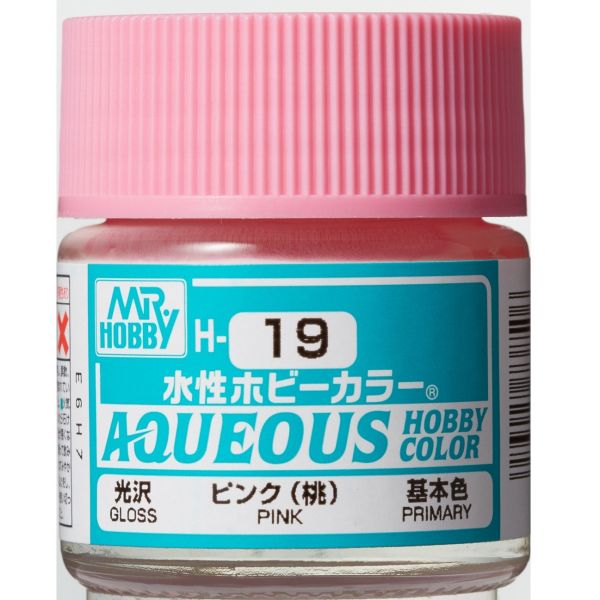 Mr Hobby Aqueous Hobby Color H-019 Pink Gloss 10ml Image