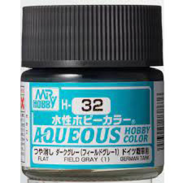 Mr Hobby Aqueous Hobby Color H-032 Field Gray (G) Gloss 10ml Image