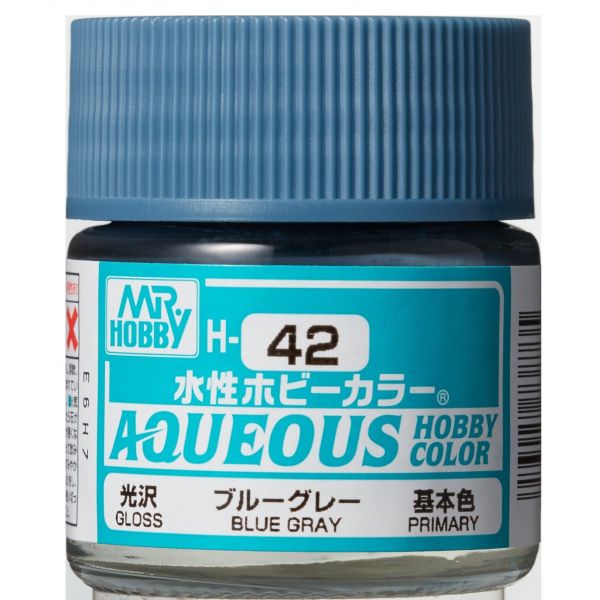 Mr Hobby Aqueous Hobby Color H-042 Blue Gray Gloss 10ml Image