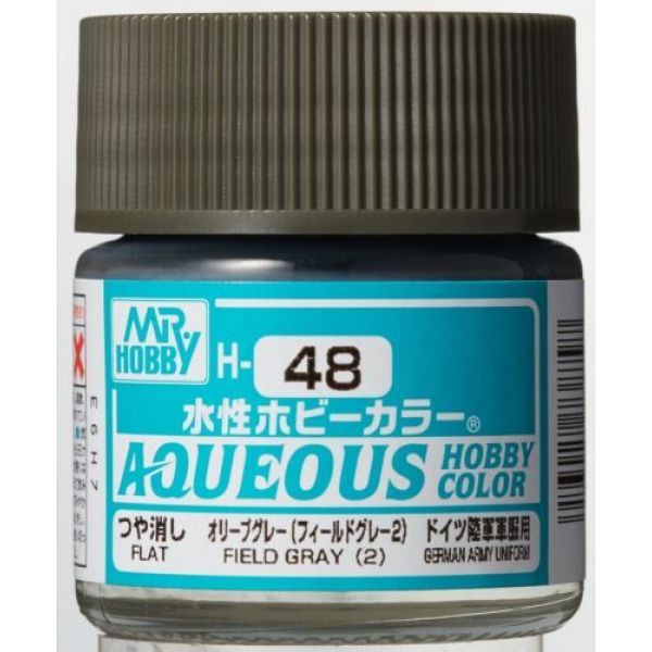 Mr Hobby Aqueous Hobby Color H-048 Field Gray (G) Gloss 10ml Image