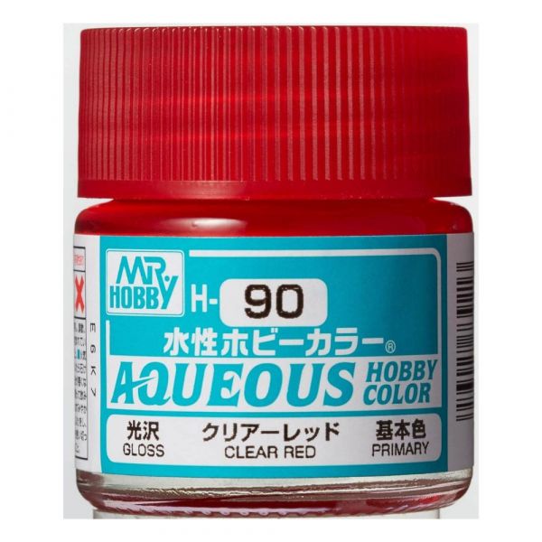 Mr Hobby Aqueous Hobby Color H-090 Clear Red Gloss 10ml Image