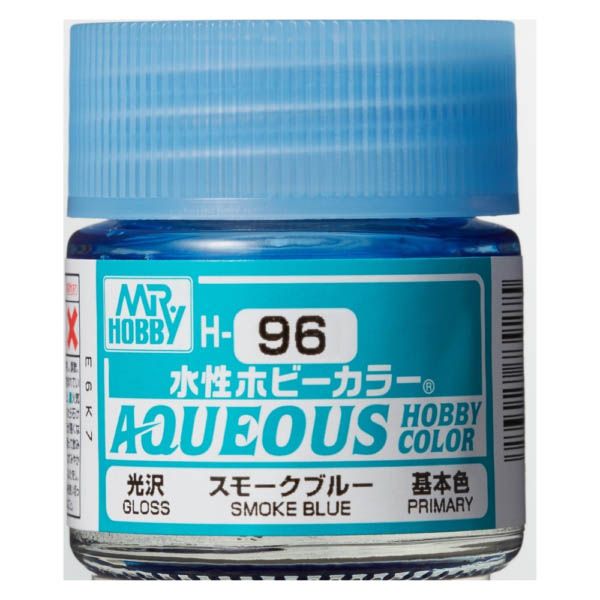 Mr Hobby Aqueous Hobby Color H-096 Smoke Blue Gloss 10ml Image