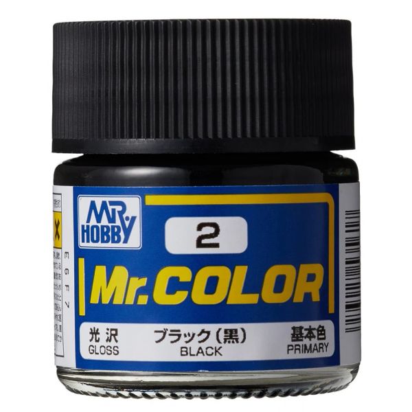 Mr Color C-002 Black Gloss 10ml Main Image