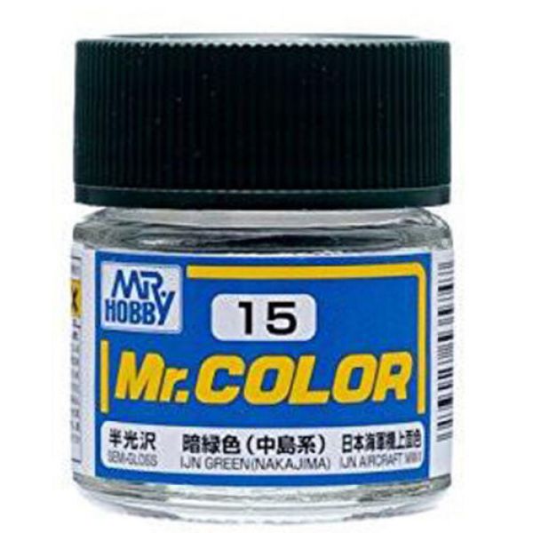 Mr Color C-015 IJN Green (Nakajima) Semi Gloss 10ml Image