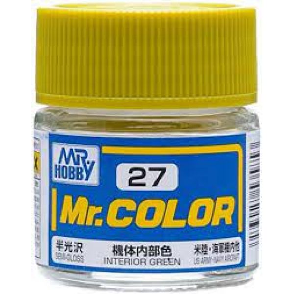 Mr Color C-027 Interior Green Semi Gloss 10ml Image