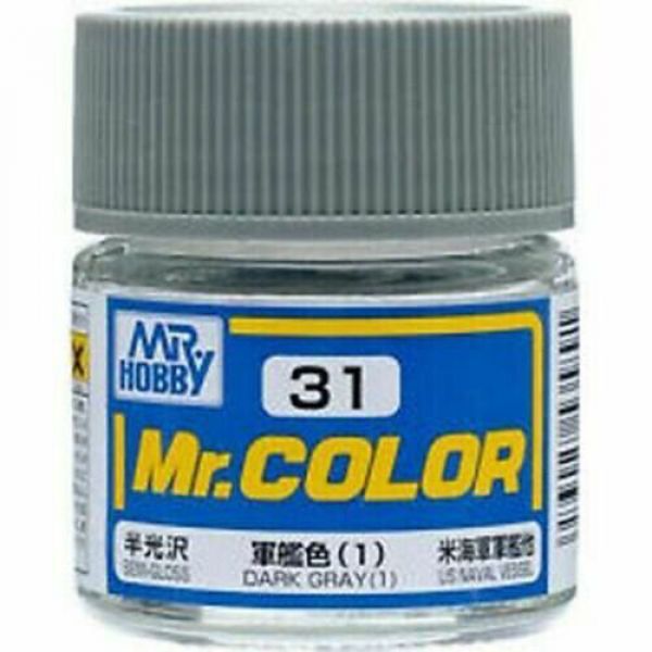 Mr Color C-031 Dark Gray (1) Semi Gloss 10ml Main Image