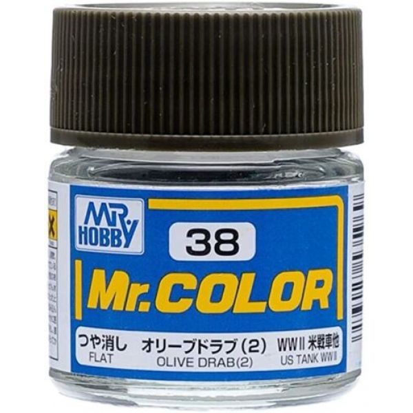 Mr Color C-038 Olive Drab (2) Matte 10ml Image