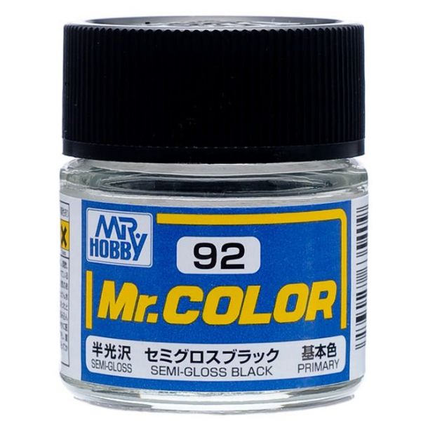 Mr Color C-092 Semi Gloss Black Semi Gloss 10ml Image