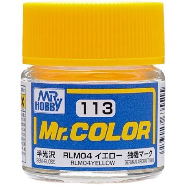 Mr Color C-113 RLM04 Yellow Semi Gloss 10ml Image