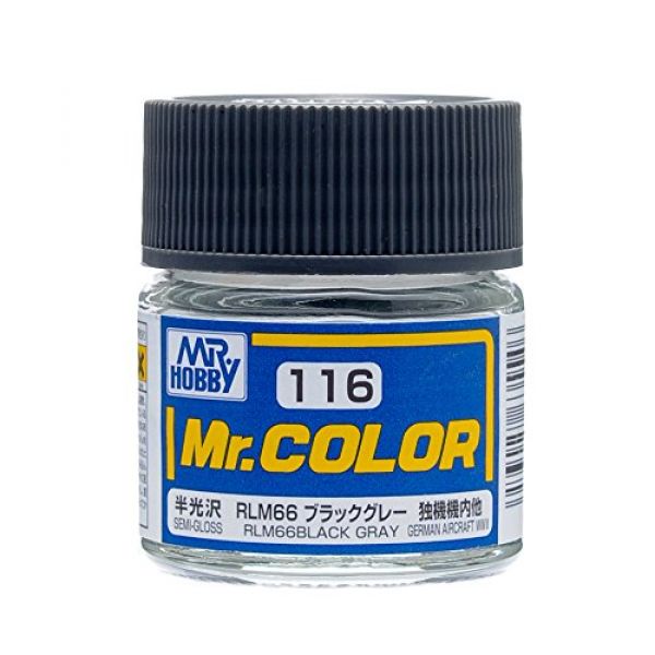 Mr Color C-116 RLM66 Black Gray Semi Gloss 10ml Image