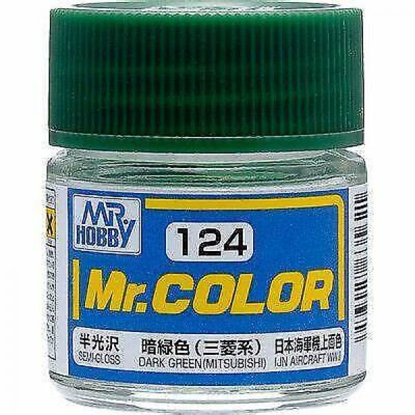 Mr Color C-124 Dark Green (Mitsubishi) Semi Gloss 10ml Image